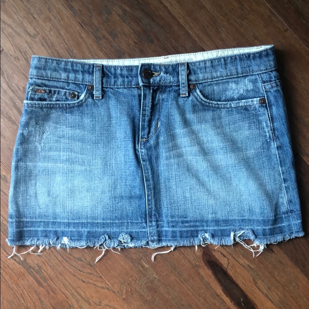 Joe’s Jeans denim mini skirt sz 27